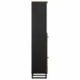 Mueble de baño de madera maciza de mango negro 38x33x160 cm von , Badezimmermöbel - Ref: Foro24-4017706, Preis: 121,63 €, Rab...