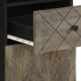 Mueble de baño de madera maciza de mango negro 38x33x160 cm von , Badezimmermöbel - Ref: Foro24-4017706, Preis: 121,63 €, Rab...