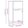 Mueble zapatero madera contrachapada roble sonoma 48x38x97,5 cm by , Shoe racks and shoe organizers - Ref: Foro24-849200, Pri...