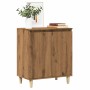 Aparador madera contrachapada roble artisian 60x35x70 cm by , Sideboards - Ref: Foro24-856477, Price: 69,24 €, Discount: %