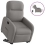 Sillón eléctrico reclinable elevable de tela gris taupe by , Armchairs - Ref: Foro24-3302999, Price: 305,36 €, Discount: %