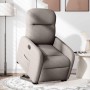 Sillón eléctrico reclinable elevable de tela gris taupe by , Armchairs - Ref: Foro24-3302999, Price: 305,36 €, Discount: %