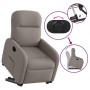 Sillón eléctrico reclinable elevable de tela gris taupe by , Armchairs - Ref: Foro24-3302999, Price: 305,36 €, Discount: %