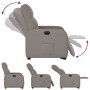Sillón eléctrico reclinable elevable de tela gris taupe by , Armchairs - Ref: Foro24-3302999, Price: 305,36 €, Discount: %