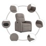 Sillón eléctrico reclinable elevable de tela gris taupe by , Armchairs - Ref: Foro24-3302999, Price: 305,36 €, Discount: %