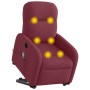 Sillón de masaje eléctrico reclinable elevable tela rojo tinto von , Sessel - Ref: Foro24-3303005, Preis: 320,89 €, Rabatt: %