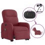 Sillón de masaje eléctrico reclinable elevable tela rojo tinto von , Sessel - Ref: Foro24-3303005, Preis: 320,89 €, Rabatt: %