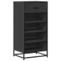 Mueble zapatero de madera de ingeniería negro 48x38x97,5 cm von , Schuhregale und Schuhorganisatoren - Ref: Foro24-849209, Pr...