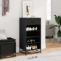 Mueble zapatero de madera de ingeniería negro 48x38x97,5 cm von , Schuhregale und Schuhorganisatoren - Ref: Foro24-849209, Pr...
