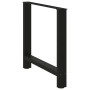 Patas de mesa de centro acero negro 2 uds 70x(72-73) cm by , Table legs - Ref: Foro24-4013308, Price: 77,14 €, Discount: %