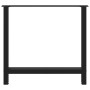 Patas de mesa de centro acero negro 2 uds 70x(72-73) cm by , Table legs - Ref: Foro24-4013308, Price: 77,14 €, Discount: %