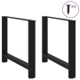 Patas de mesa de centro acero negro 2 uds 100x(72-73) cm von , Tischbeine - Ref: Foro24-4013320, Preis: 93,42 €, Rabatt: %