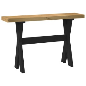 Mesa consola NOAIN patas en X madera maciza pino 120x30x75 cm von , Konsolentische - Ref: Foro24-4100037, Preis: 91,78 €, Rab...