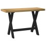 Escritorio NOAIN patas en X madera maciza pino 120x50x75 cm by , Desks - Ref: Foro24-4100040, Price: 109,37 €, Discount: %