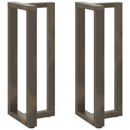 Patas mesa bar forma T 2 uds acero natural 40x35x(100-101) cm von , Tischbeine - Ref: Foro24-4013087, Preis: 148,94 €, Rabatt: %