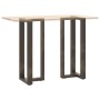 Patas mesa bar forma T 2 uds acero natural 40x35x(100-101) cm von , Tischbeine - Ref: Foro24-4013087, Preis: 148,94 €, Rabatt: %