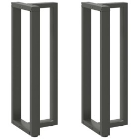 Patas mesa bar forma T 2 uds acero antracita 50x35x(110-111)cm von , Tischbeine - Ref: Foro24-4013102, Preis: 157,83 €, Rabat...