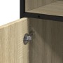 Armario de baño madera contrachapada roble Sonoma 35x37,5x100cm by , Bathroom furniture - Ref: Foro24-849240, Price: 65,78 €,...