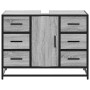 Armario lavabo baño madera ingeniería gris Sonoma 80x33x60 cm von , Badezimmermöbel - Ref: Foro24-849282, Preis: 127,17 €, Ra...