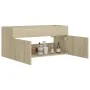 Waschbeckenschrank aus Eichensperrholz, 100 x 38,5 x 46 cm von vidaXL, Badezimmermöbel - Ref: Foro24-804677, Preis: 47,98 €, ...