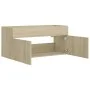 Waschbeckenschrank aus Eichensperrholz, 100 x 38,5 x 46 cm von vidaXL, Badezimmermöbel - Ref: Foro24-804677, Preis: 47,98 €, ...