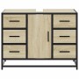 Armario lavabo baño madera ingeniería roble Sonoma 80x33x60 cm von , Badezimmermöbel - Ref: Foro24-849280, Preis: 123,19 €, R...