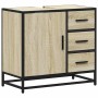 Armario de lavabo de baño madera roble Sonoma 65x33x60 cm von , Badezimmermöbel - Ref: Foro24-849275, Preis: 93,71 €, Rabatt: %
