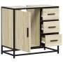 Armario de lavabo de baño madera roble Sonoma 65x33x60 cm von , Badezimmermöbel - Ref: Foro24-849275, Preis: 93,71 €, Rabatt: %