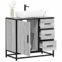 Mueble lavabo baño madera contrachapada sonoma gris 65x33x60 cm von , Badezimmermöbel - Ref: Foro24-849277, Preis: 96,59 €, R...