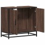 Mueble de lavabo madera de ingeniería roble marrón 65x33x60 cm von , Badezimmermöbel - Ref: Foro24-849268, Preis: 61,18 €, Ra...
