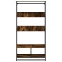 Armario de madera de ingeniería roble ahumado 90x50x180 cm by , Dresser Organizers and Bar Hangers - Ref: Foro24-849296, Pric...