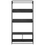 Armario de madera de ingeniería negra 90x50x180 cm von , Kommoden-Organizer und Bar-Kleiderbügel - Ref: Foro24-849294, Preis:...