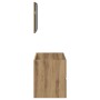 Mueble de baño con espejo de madera ingeniería roble artesanal de , Muebles de baño - Ref: Foro24-856378, Precio: 88,96 €