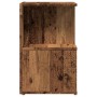Mesita de noche madera contrachapada madera vieja 35x35x55 cm de , Mesitas de noche - Ref: Foro24-856530, Precio: 34,75 €, De...