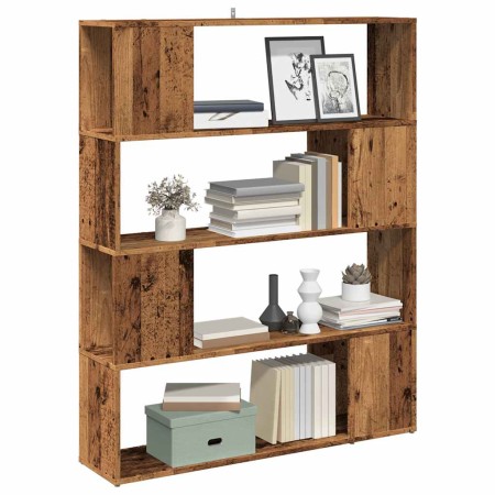 Estantería/divisor de espacios madera envejecida 100x24x124,5cm by , Bookcases and shelves - Ref: Foro24-856744, Price: 71,50...