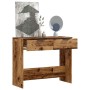 Mesa consola madera contrachapada envejecida 90x36x75 cm by , Side tables - Ref: Foro24-856945, Price: 66,88 €, Discount: %