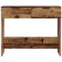 Mesa consola madera contrachapada envejecida 90x36x75 cm by , Side tables - Ref: Foro24-856945, Price: 66,88 €, Discount: %