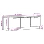 Mueble de TV madera contrachapada madera antigua 102x35x36,5 cm von , TV-Möbel - Ref: Foro24-856947, Preis: 68,74 €, Rabatt: %