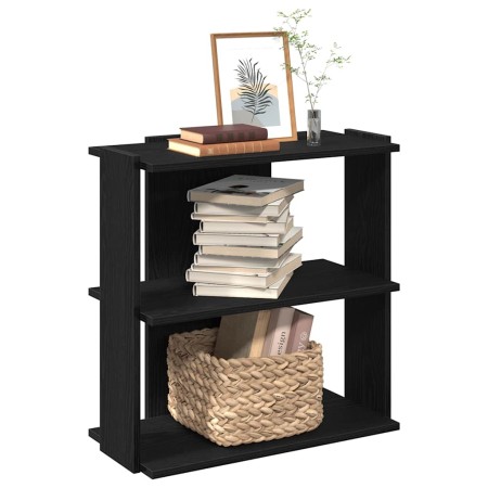 Librería de 3 estantes madera de ingeniería negro 60x30x80 cm von , Bücherregale und Regale - Ref: Foro24-860257, Preis: 42,6...