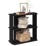 Librería de 3 estantes madera de ingeniería negro 60x30x80 cm de , Librerías y estanterías - Ref: Foro24-860257, Precio: 44,08 €