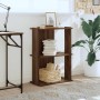 Librería 3 estantes madera ingeniería marrón roble 60x30x80 cm von , Bücherregale und Regale - Ref: Foro24-860262, Preis: 44,...