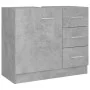 Bathroom cabinet in gray concrete plywood 63x30x54 cm by vidaXL, Bathroom furniture - Ref: Foro24-804188, Price: 69,88 €, Dis...