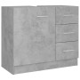 Waschbeckenschrank aus grauem Sperrholz 63x30x54 cm von vidaXL, Badezimmermöbel - Ref: Foro24-804188, Preis: 73,04 €, Rabatt: %