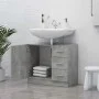 Bathroom cabinet in gray concrete plywood 63x30x54 cm by vidaXL, Bathroom furniture - Ref: Foro24-804188, Price: 69,88 €, Dis...