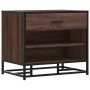 Banco zapatero madera de ingeniería roble marrón 60x40x53,5 cm by , Benches for halls and storage - Ref: Foro24-849223, Price...