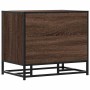 Banco zapatero madera de ingeniería roble marrón 60x40x53,5 cm by , Benches for halls and storage - Ref: Foro24-849223, Price...