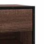 Banco zapatero madera de ingeniería roble marrón 60x40x53,5 cm by , Benches for halls and storage - Ref: Foro24-849223, Price...