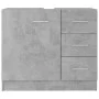 Bathroom cabinet in gray concrete plywood 63x30x54 cm by vidaXL, Bathroom furniture - Ref: Foro24-804188, Price: 69,88 €, Dis...