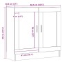 Armario libros madera ingeniería roble artisan 82,5x30,5x80 cm von , Bücherregale und Regale - Ref: Foro24-856147, Preis: 70,...