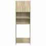 Armario de lavadora madera color roble sonoma 64x25,5x190 cm von , Zubehör für Waschmaschinen und Trockner - Ref: Foro24-8496...